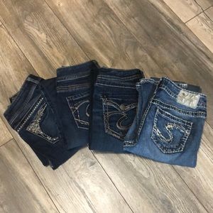Silver Jeans Bundle size 26/33